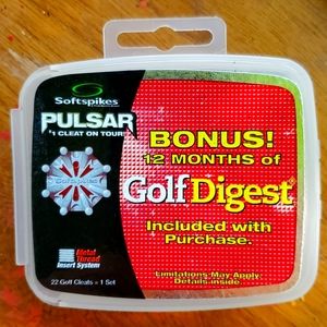 Pulsar soft spikes for golf shoes
